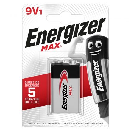 ENERGIZER Max Alkáli Elem 9V B1  EM9V 7638900426663