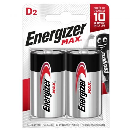 ENERGIZER Max Alkáli Góliát Elem D B2 /2db  EMD 7638900426823