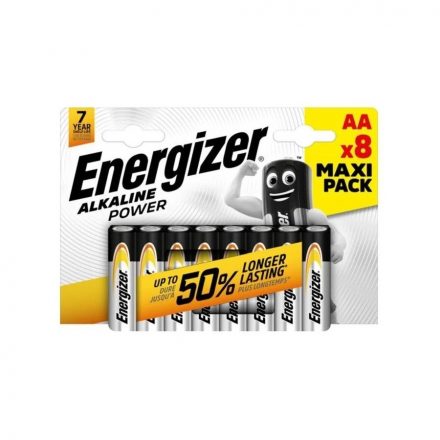 ENERGIZER Power Alkáli Ceruza Elem AA B8 /8db  EPAAB8 7638900410686