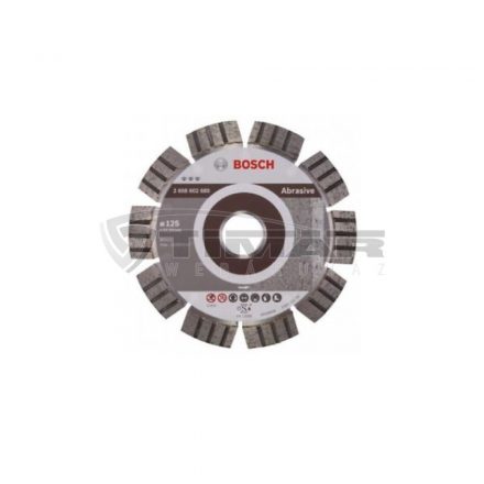 Bosch 2608602680 Gyémánt darabolótárcsa Best for Abrasive 125x22,23x2,2x12mm