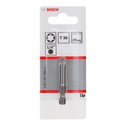 Bosch 2607001642 Csavarozó bitfej, extra kemény, torx T30x49mm