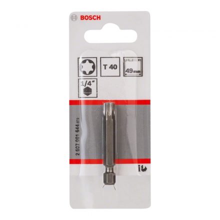 Bosch 2607001644 Csavarozó bitfej, extra kemény, torx T40x49mm