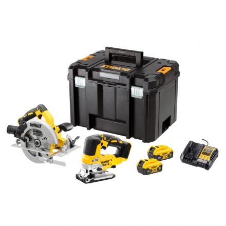 DeWalt DCK2012P2T-QW Akkus Combopack (DCS570+DCS334) 18V 2x5,0Ah T-STAK