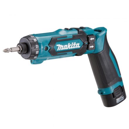 Makita DF012DSE Akkus csavarozó 7,2V 2x1,5Ah, karton