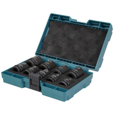 Makita E-16564 Gépi dugókulcs készlet, 1/2” 6 szögű, 9 részes, 8-24mm