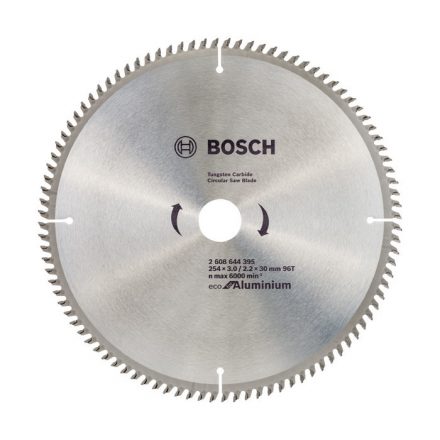 Bosch 2608644395 Körfűrésztárcsa Eco for Aluminium 254x30-96