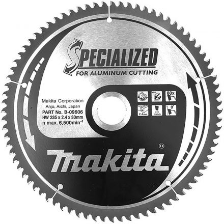 Makita  B-09569 Körfűrésztárcsa alu 160/30mm Z60