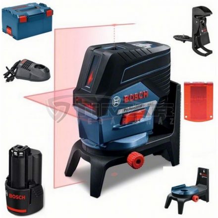 Bosch  GCL2-50C kombinált lézerx12V,2.0 Ah akksival, L-Boxxban tartozékokkal 0601066G03