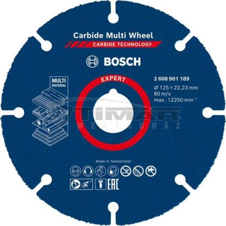 Bosch 2608901189 Expert Karbid multi vágótárcsa 125mm