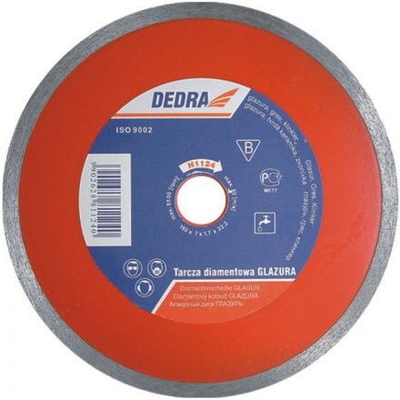 Dedra  H1125 Gyémánttárcsa folyamatos csempéhez 230x22,2mm