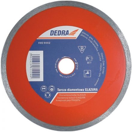 Dedra  H1121 Gyémánt vágótárcsa folyamatos, csempe 115x22,23mm