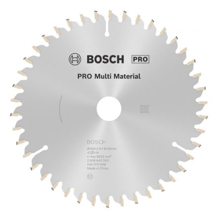 Bosch 2608640503 Körfűrésztárcsa 160x20mm-42