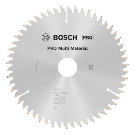 Bosch 2608640509 Körfűrésztárcsa 190x30mm-54