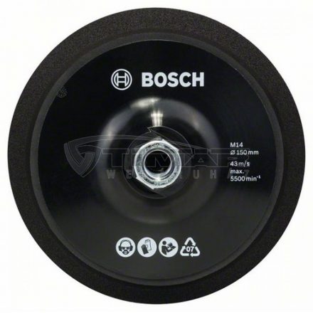 Bosch 2608612027 Hátlap M14 tépőzárral 150mm