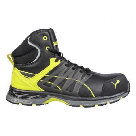 Munkavédelmi  Bakancs PUMA Velocity 2.0 fekete-sárga ESD HRO S3 SRC PUM-633880 41-es