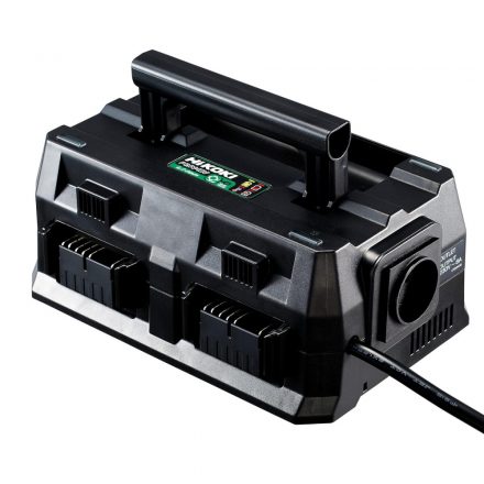 Hikoki  UC18YTSL Multi-Port töltő, 4 töltő porttal, ventilátorral 14,4V-18V-36V MultiVolt