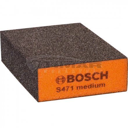 Bosch 2608901169 Kombi csiszolószivacs 68x97x27mm közepes (vastag; n.sárga)