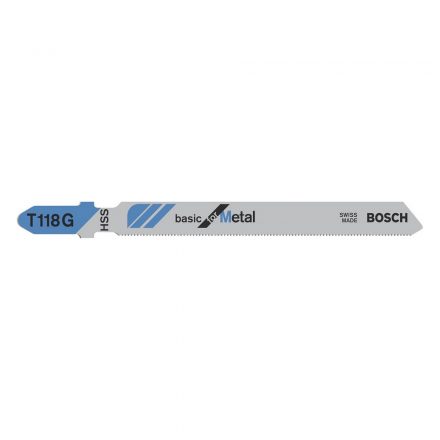 Bosch 2608631012 Szúrófűrészlap T118G  Basic for Metal (5db)