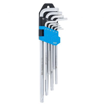 BGS-793 TORX kulcs készlet, 9 részes T10-T50