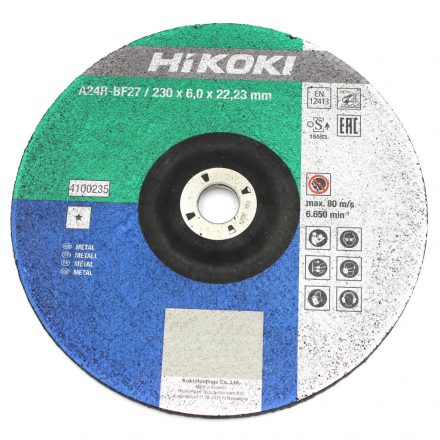 Hikoki  4100235 Vágótárcsa 230x6,0x22,23mm FÉM