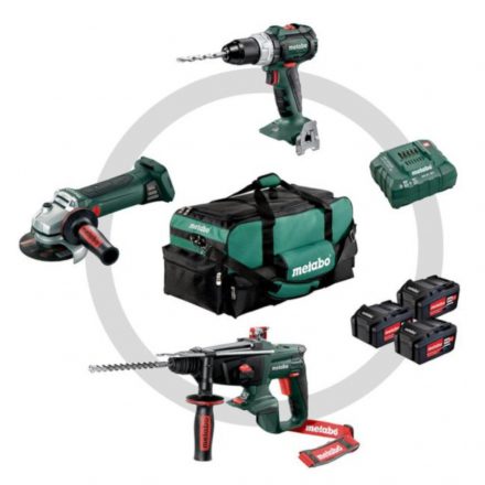 Metabo  ComboSet 3.1 W18LTX125+SB18LTBL+KHA18LTX+ASC55+3X18v/5,2Ah+táska 691062000