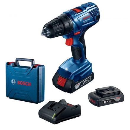 Bosch GSR180-LI Akkus fúrócsavarozó 18V 2,0Ah koffer 06019F8109