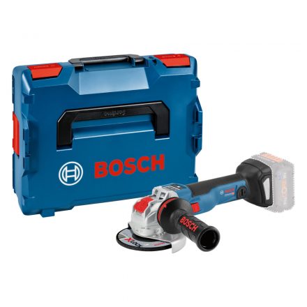 Bosch GWX18V-10 SC Akkus sarokcsiszoló X-Lock 125mm 18V akku és töltő nélkül, L-BOXX 06017B0400