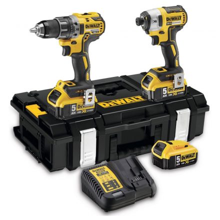 DeWalt  DCK266P3-QW Akkus Combopack (DCD796+DCF887) 18V 3x5,0Ah T-STAK