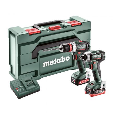 Metabo  PowerMaxx Combo Set 2.7.4 Akkus gép szett (BS12BLQ+SSD12BL) 12V Li-Power, Li-HD metaBOX145 685164000