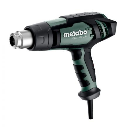 Metabo  HGE23-650 LCD Hőlégfúvó pisztoly LCD kijelzővel 2300W metabox 145 603065500