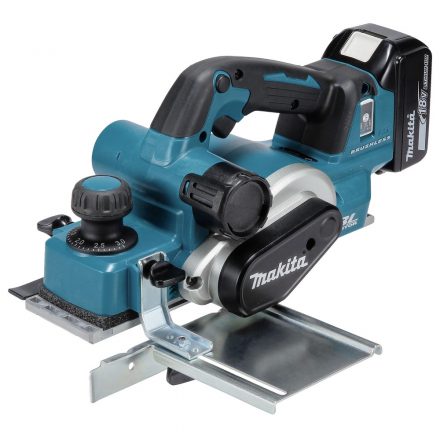 Makita  DKP181RTJ Akkus gyalu 82mm AWS 18V LXT 5,0Ah MAKPAC koffer