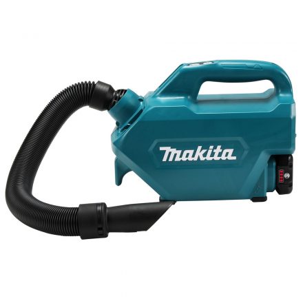 Makita  CL121DZJ Autós akkus porszívó KÉK 12V CXT akku és töltő nélkül 0,5L, MAKPAC