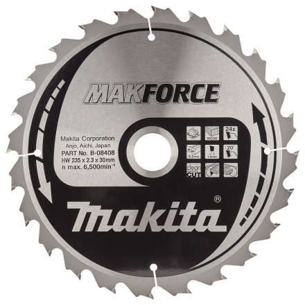 Makita B-08408 Körfűrésztárcsa Makforce 235x30mm Z24