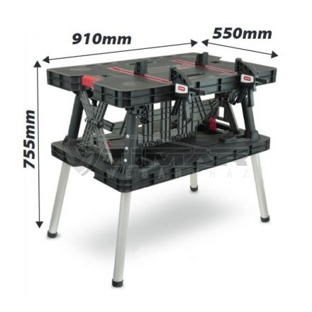 Dedra  N120 Keter Pro Series Összecsukható műhelyasztal max. 450kg 910x550x755mm