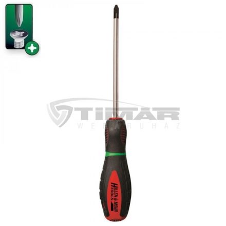 Dedra  17W020 Csavarhúzó kereszt PZ0x75mm mágneses, TPR gumi markolat, S2 acélból