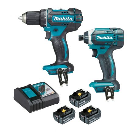 Makita  DLX2127TJ1 Akkus gép szett (DDF482+DTD152) 18V LXT 3x5,0Ah MakPac koffer