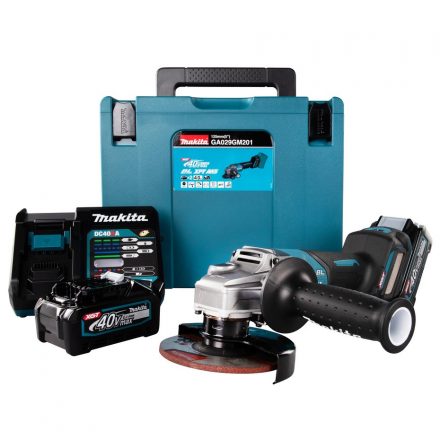 Makita  GA029GM201 Akkus sarokcsiszoló AWS 125mm 40Vmax XGT