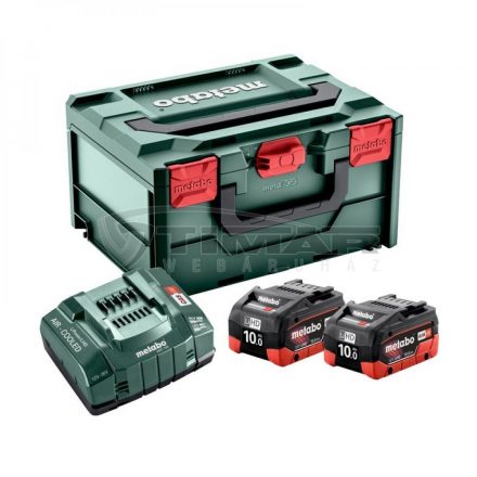 Metabo  685142000 Alapkészlet: 2db LiHD 10Ah + ASC 145 + MetaboX