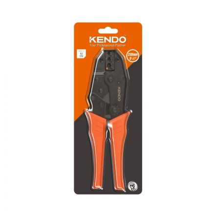 KENDO Saruzó fogó, szigetelt sarukhoz 235mm 0,5-6,0mm2 AWG 20-10 No. 11706  040401-1257