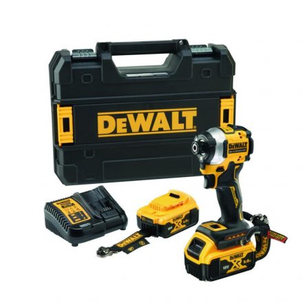 DeWalt DCF850P2LRT Akkus ütvecsavarozó 1/4” 18V 2x5,0Ah T-STAK