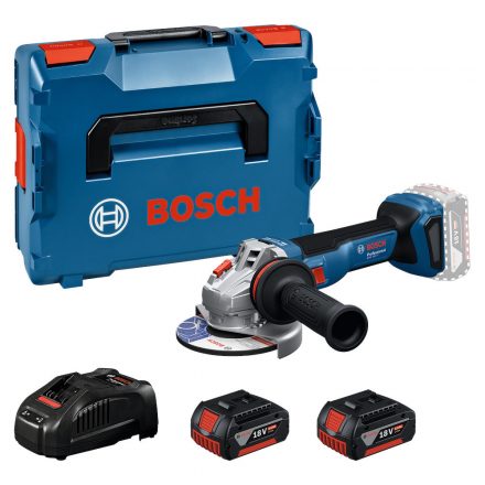 Bosch  GWS18V-11 Akkus sarokcsiszoló 125mm 18V 5,0Ah, L-Boxx 136 06019N4103