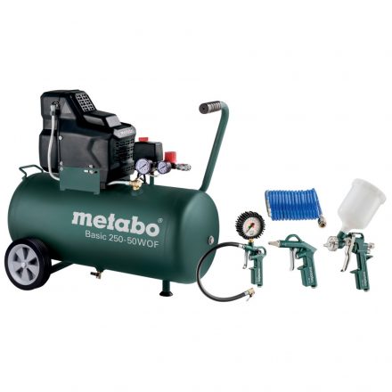 Metabo Basic250-50WOF Set Kompresszor +tartozékokkal 690988000