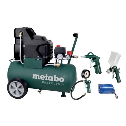 Metabo  Basic250-24WOF Set Kompresszor +tartozékokkal 690865000