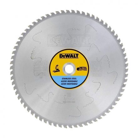 DeWalt  DT1921-QZ Körfűrésztárcsa, keményfémlapkás 355x25,4mm 70fogas INOX