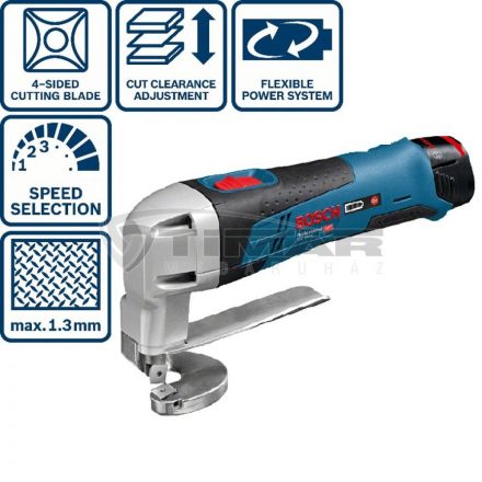 Bosch  GSC12V-13 Akkus lemezvágó olló 12V 2,0Ah L-BOXX 0601926108