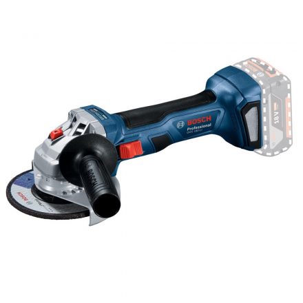 Bosch GWS180-Li Akkus sarokcsiszoló 125mm 18V akku, töltő nélkül, karton 06019H9020