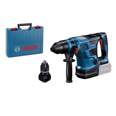 Bosch  GBH18V-34 CF BITURBO Akkus fúró-vésőkalapács  SDS-Plus 18V akku, töltő nélkül, koffer 0611914021