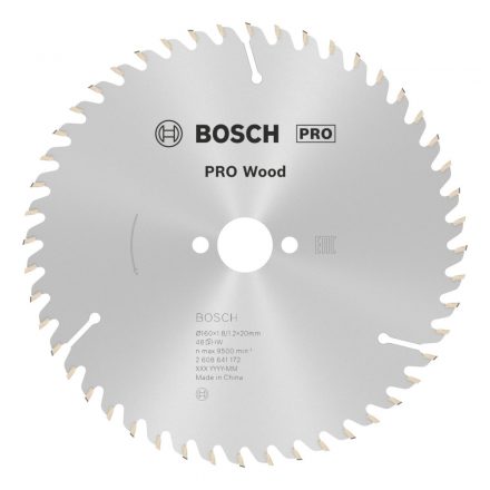 Bosch 2608641172 Optiline Wood Körfűrésztárcsa 1160x1,8/1,2x20/16 mm, Z=48, ATB