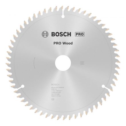 Bosch 2608640433 Optiline Wood Körfűrésztárcsa  216x2,0/1,4x30 mm, Z=60, ATB / N