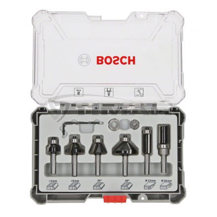 Bosch 2607017469 Él- és Profilmaró klt. bef: 8 mm, 6 db-os